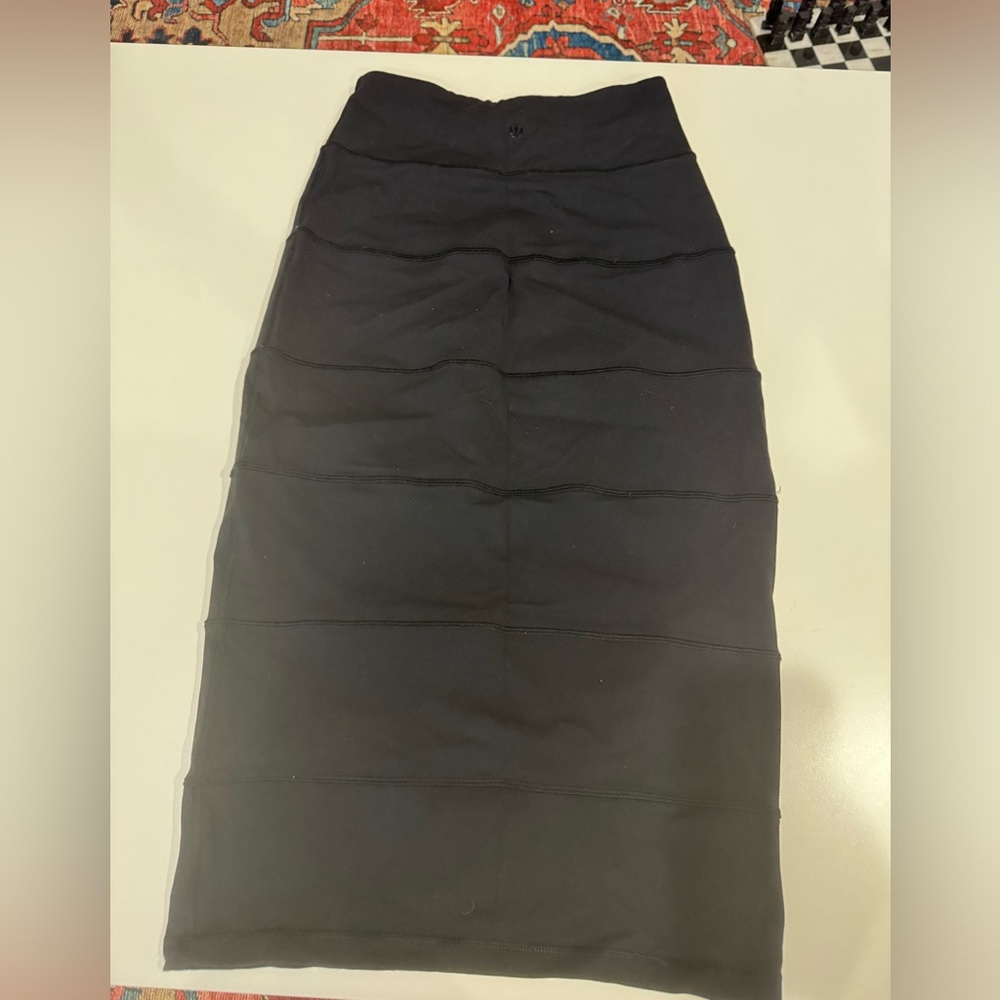 Vintage Black lulu lemon pencil skirt